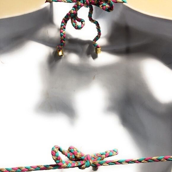 Beach Bunny Animal Print Triangle Bikini Top - Picture 4 of 5